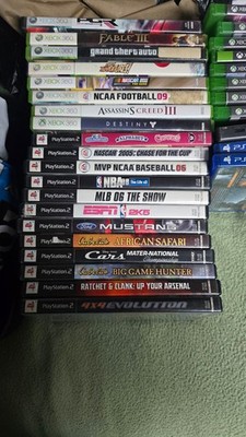 Very Scratched Video Game Lot 65 Xbox Wii PS1 PS4 PS2 Xbox One DemodiskUntested