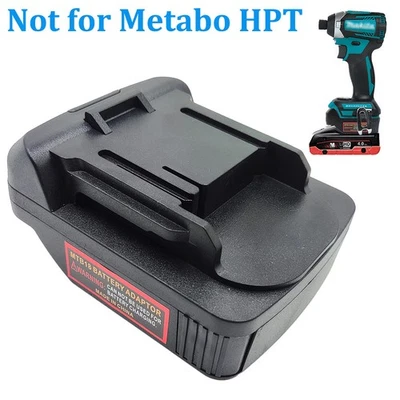 MARKENLOS Adaptador para batería Metabo 18V Li-Ion para herramientas a batería Makita 18V Li-Ion nuevo
