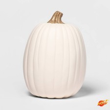 13 Carvable Faux Halloween Pumpkin-2pack
