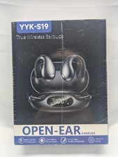 Open Ear Clip On Headphones Bluetooth 5.3 True Wireless Earbuds 4 HD Mic YYK-S19