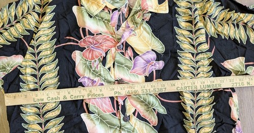 Hilo Hattie Vintage Tropical Hawaiian Button Front Shirt Size XL Aloha Shirt - Picture 4 of 6
