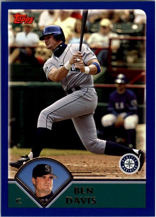 2003 Topps #623 Ben Davis - BB