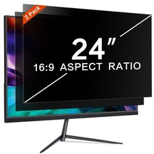 24 Inch Monitor Privacy Screen for 16:9 Computer Monitors   Anti-Glare Remova...