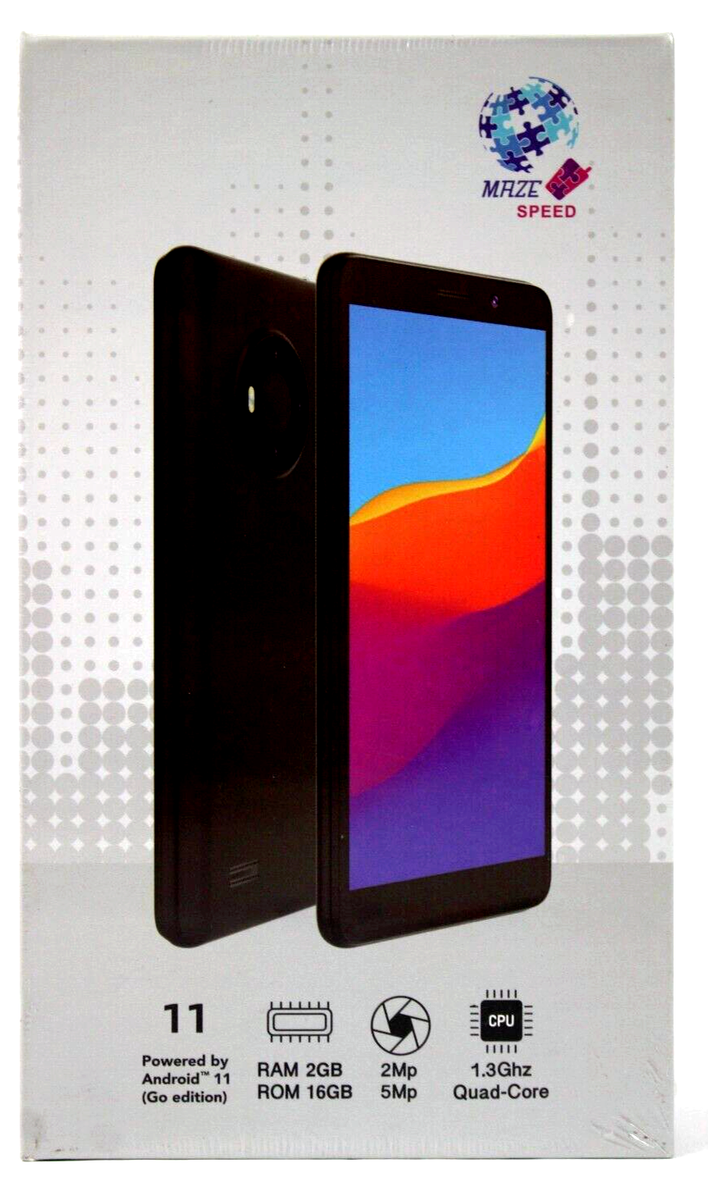 Maze Speed MS5424G Red Smartphone 3G Red Smartphone Android 11 GO