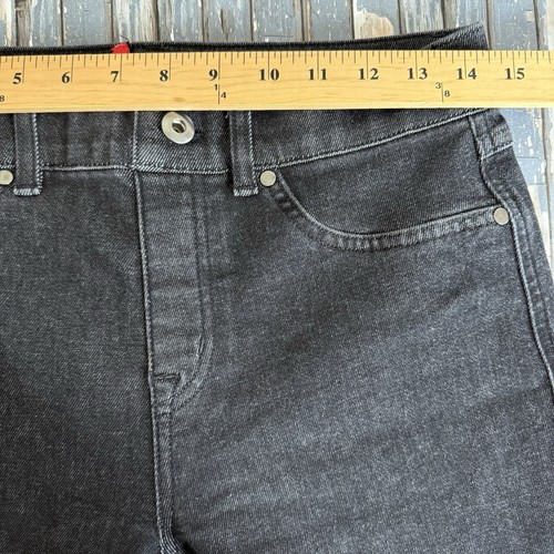 Spanx Wide Leg Denim EveryWear Jeans Black Pull-on Stretch Jeans Medium - Picture 5 of 10