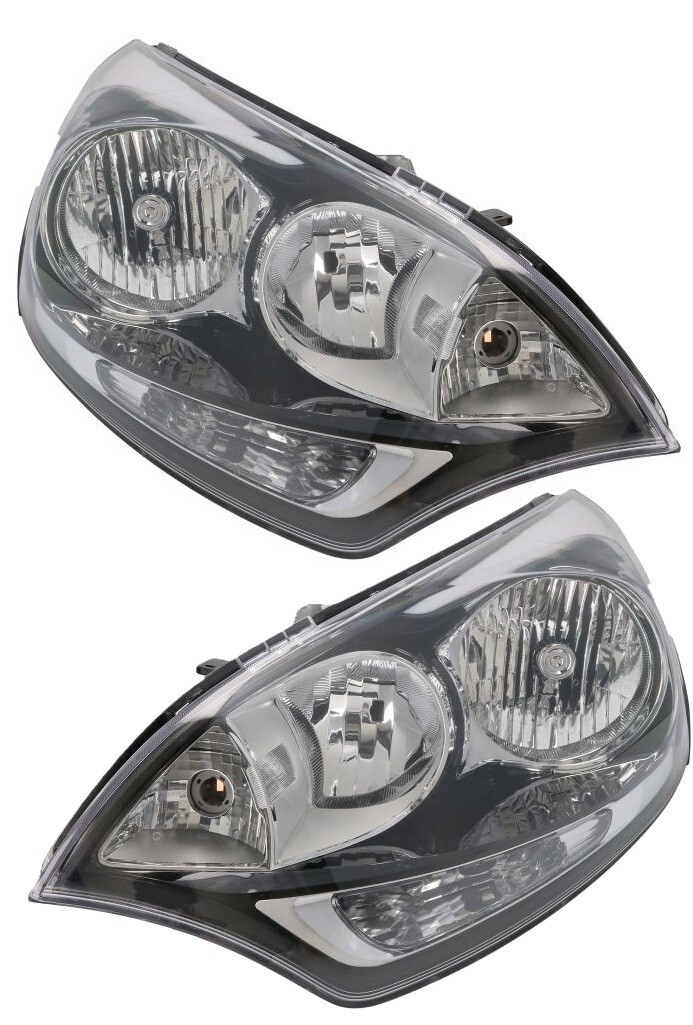 Phare avant avec moteur pour corriger l'éclairage de Kia Rio III