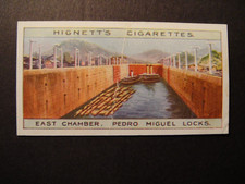 HIGNETT CIGARETTES THE PANAMA CANAL #13 PEDRO MIGUEL LOCKS