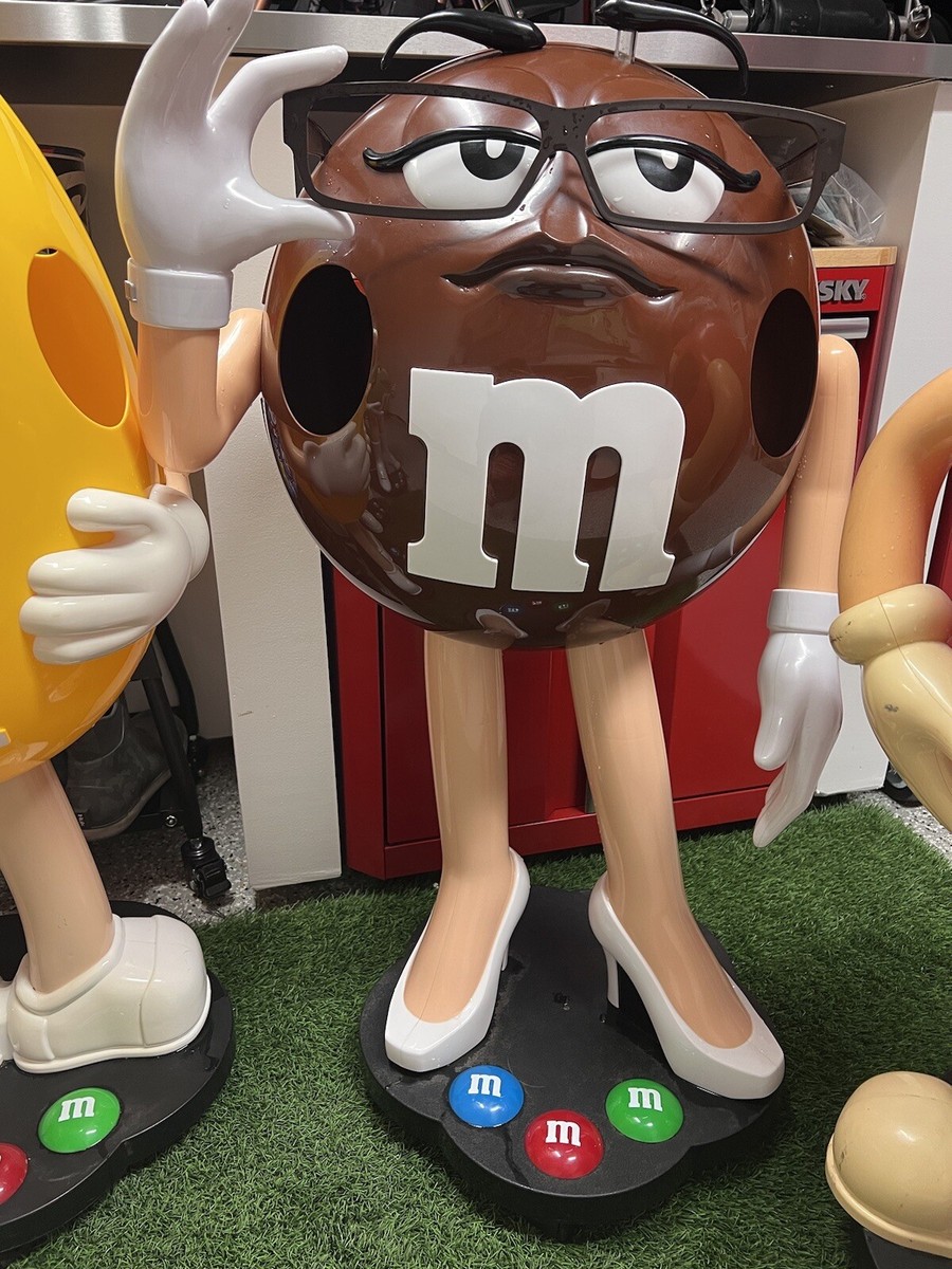 M&M's 大型ディスプレイ エムアンドエムズ ブラウン Collector Set of 5 ❤️M&M Life Size Figure Candy Store