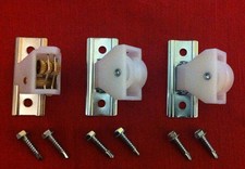 Roman Shade Cord Lock  2 Pulleys with 3/4" Self Drill Screws - Window Blind