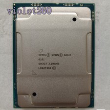 Intel Xeon Gold 6161 2.20GHz 3.0GHz 22Core 44Threads LGA3647 cpu processor