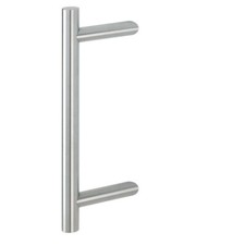 Hoppe Stoßgriff Stangengriff Bügelgriff Haustürgriff Edelstahl 400-1800 mm E5012