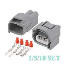 2 Pin Automotive Ignition Coil Connector Plug Socket Kit for Hyundai Toyota Kia