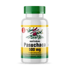 Pasuchaca 500mg (1000mg/serving) - Natural Herb for Blood Sugar - 100 Capsules