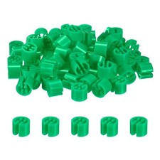 100-Pack Clothes Hanger Markers Blank Plastic Garment Color Coded Size Clips ...