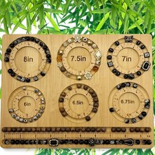 NOAVAOL Bead Boards for Jewelry Making, Combi Bamboo Small, Board-6HS01