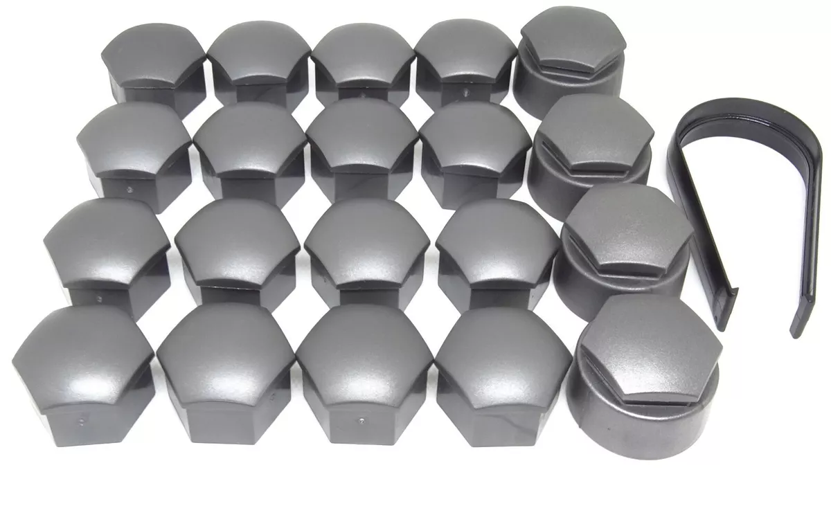 NEW GENUINE AUDI Q3 WHEEL NUT BOLT COVERS 17mm LOCKING CAPS WITH TOOL 2011 2020