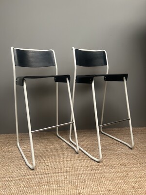 Fabulous Pair Of Canteen/Bar/ Breakfast Bar Stools By Very Good