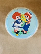 Raggedy Ann & Andy Perfumed Dusting Powder 1975 By Giftique New Sealed Blue Puff