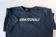 Thinkgeek T Shirt Irrational Tee Math Funny Geek 100% Cotton Black MEN’S Small