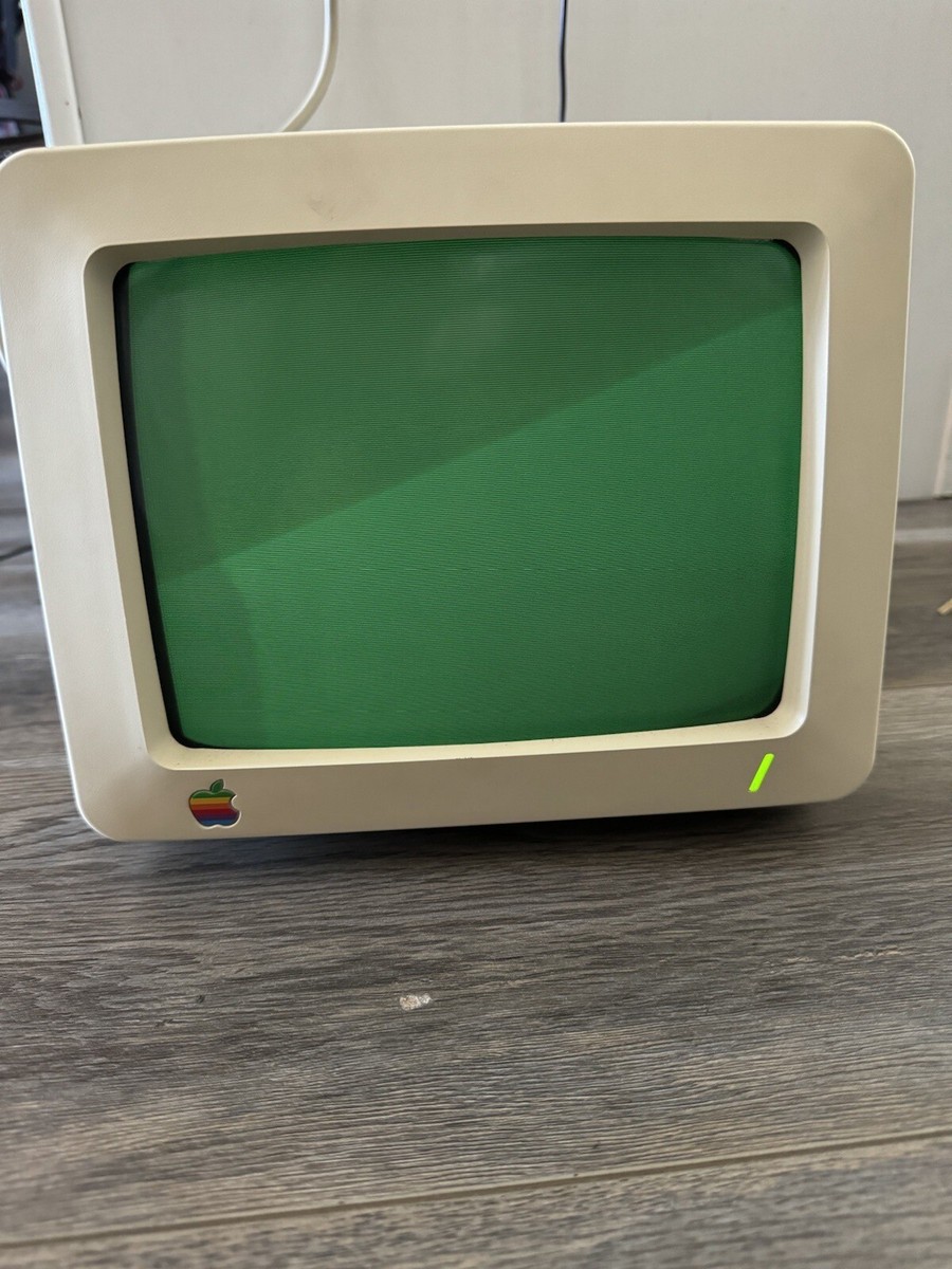 Apple IIc 2c A2M4090 + A2M4021 Monitor Stand, Mach III Joy Stick