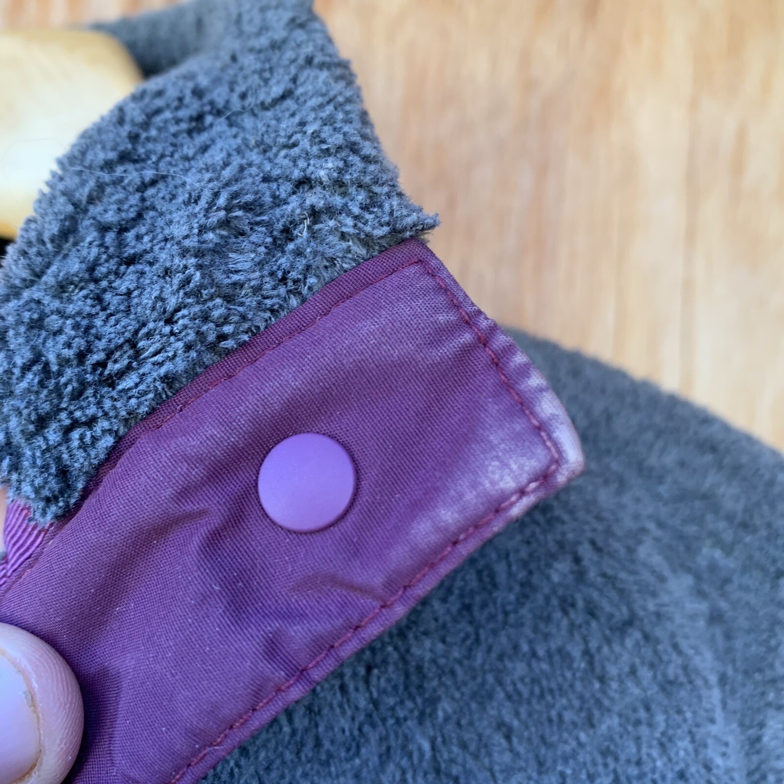 Patagonia Re-tool Snap Pullover Gray Purple Women's Size Small Fleece Sweater thumbnail 12