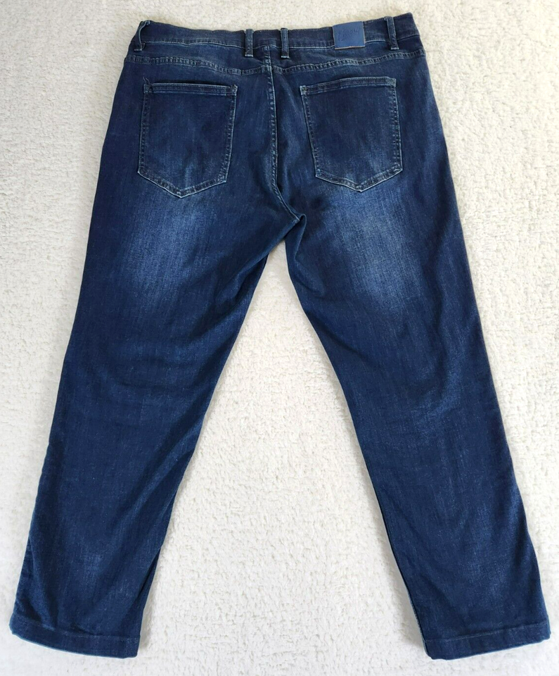 Mugsy Fultons Men's Jeans Size 38x26* Blue Denim Stretch Comfort Mid