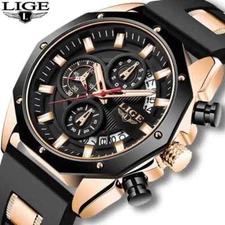 2025 Men Quartz Watch Military Analog Luminous Sport Waterproof 3ATM Wristwatch
