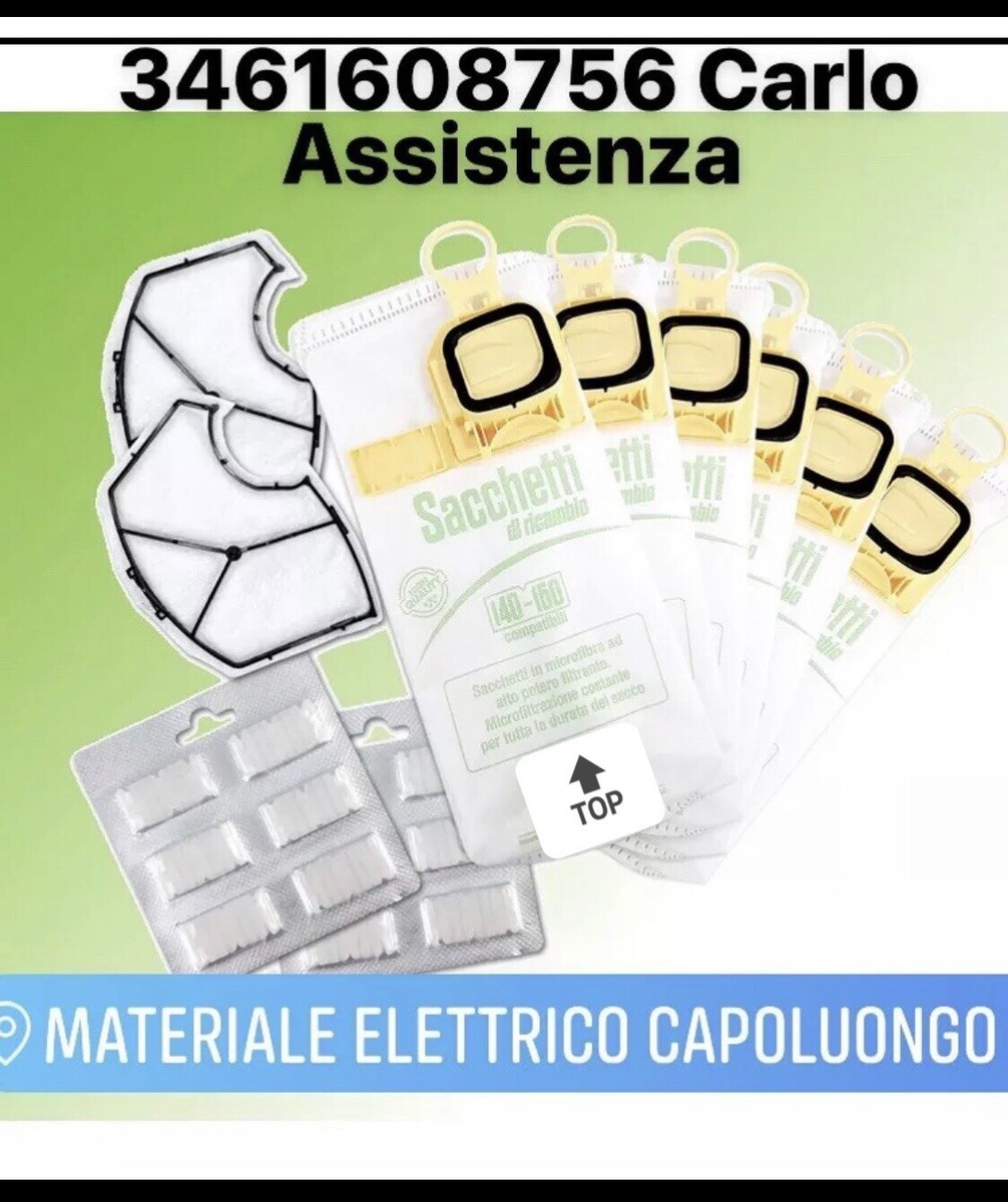 Sacchetti Folletto Vk140 Vk150 12 Sacchetti + 12 Profumi + 2 - Foto 9