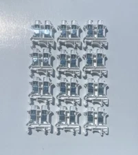 DIN Rail Terminal Blocks 12 Quantity DK10N-WE Dinkle 6-20AWG Gauge 60A 600V UL