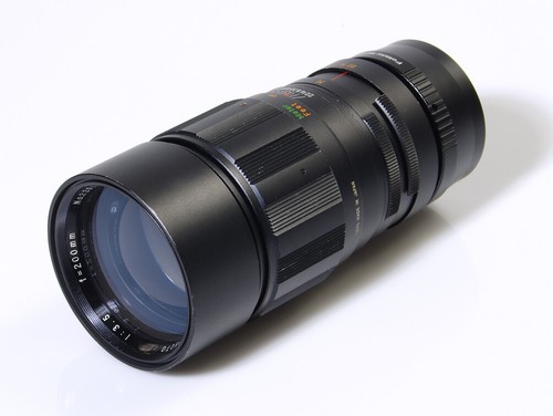OBJECTIF TELE 200mm POUR PANASONIC LUMIX OLYMPUS PEN OM-D MICRO 4/3 - JAPAN LENS - Picture 2 of 4