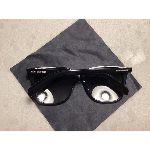 Gafas de sol Saint Laurent ojo de gato SL 175 monturas negras diseñador moda - Imagen 9 de 9