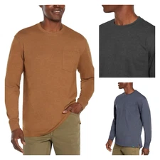 Woolrich Men's Long Sleeve Pocket Tee