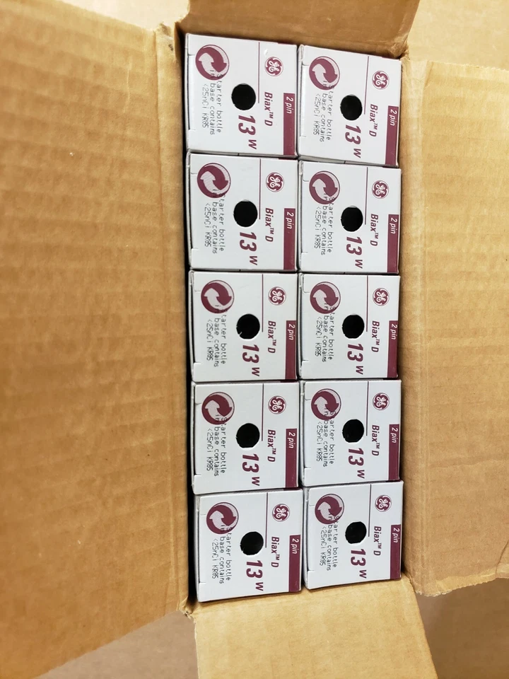 10 GE 18559 F13DBX/835 F13DBXT4/SPX35 13 W 2 PIN Compact Fluorescent bulb G24d-1 - Image 3 of 4