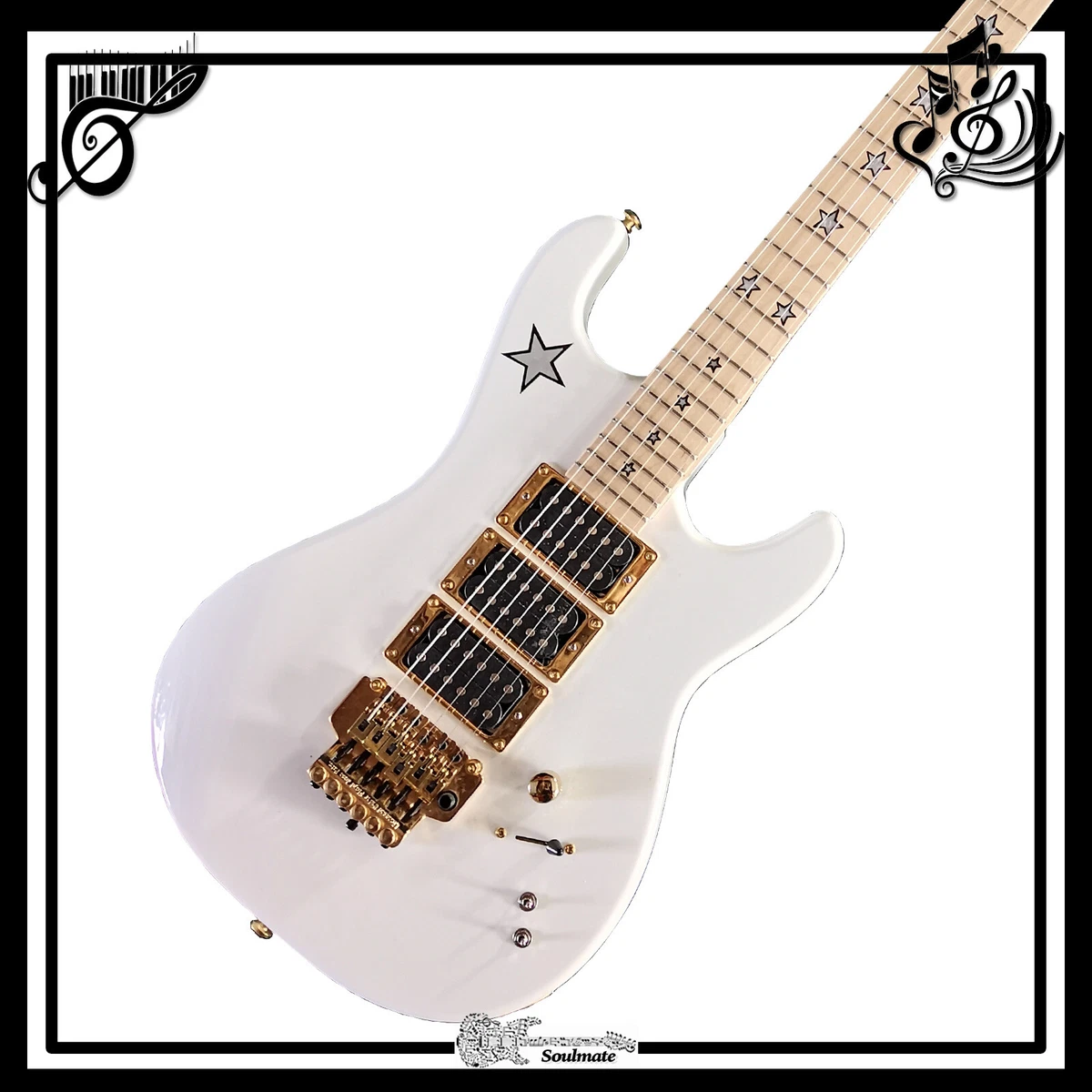 White fretboard guitar discount
