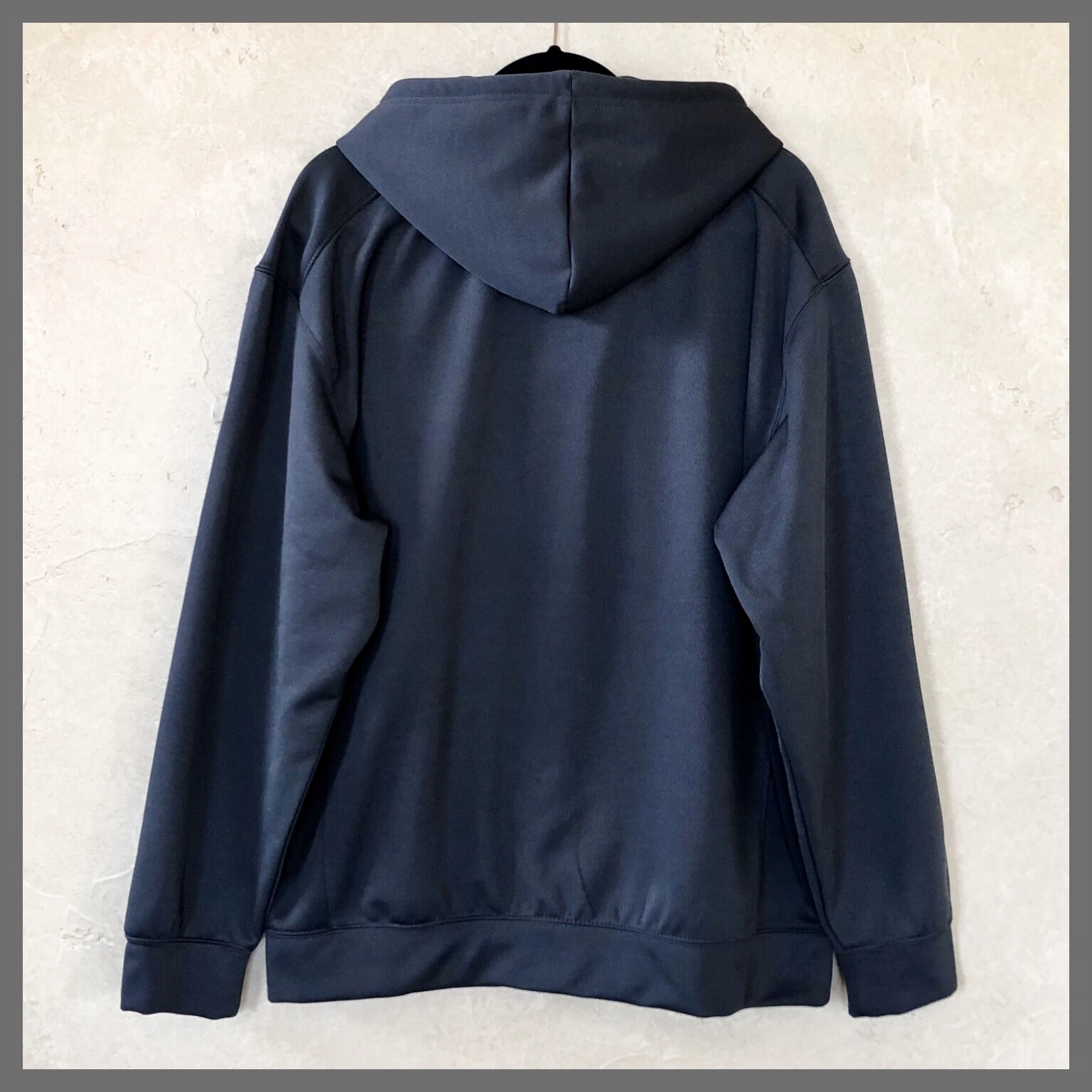 VETEMENTS Felpa con cappuccio zip intera nuova con etichette Knights Apparel Charcoal Missouri Tigers MIZZOU taglia L