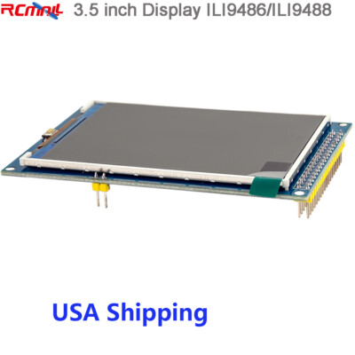 3.5'' TFT LCD Display Screen ILI9486 Module 5V/3.3V 480x320 16-bit Parallel USA