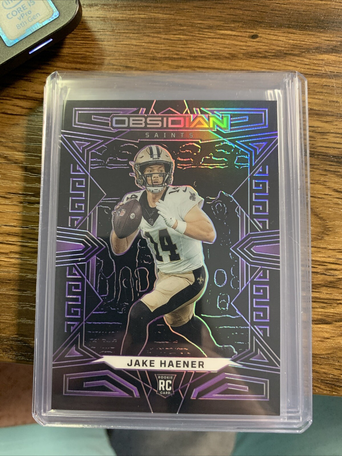 2023 Obsidian Purple Etch Jake Haener 15/75 #172