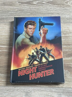Night Hunter Avenging Force Michael Dudikoff Blu Ray Mediabook Limited Neu + OVP