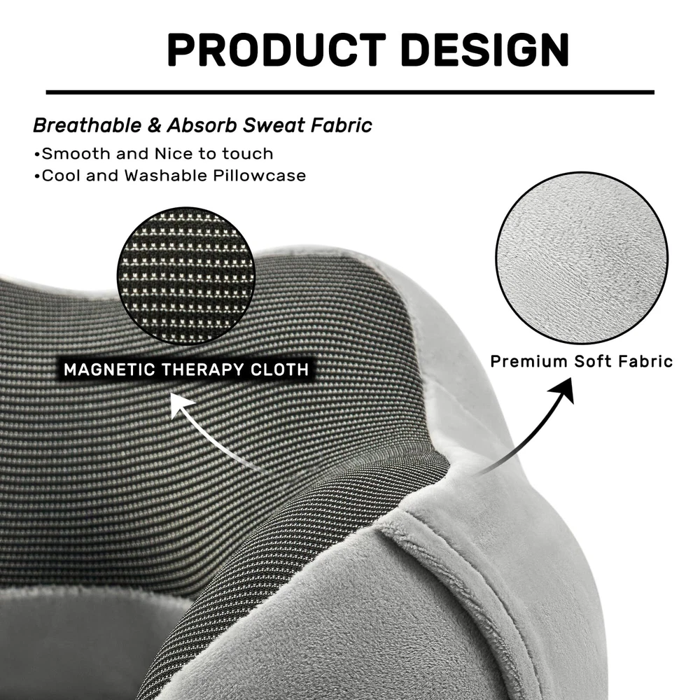 Travel Pillow for Airplane-2 Pack Memory Foam Neck Pillows, Soft & Support Tr...