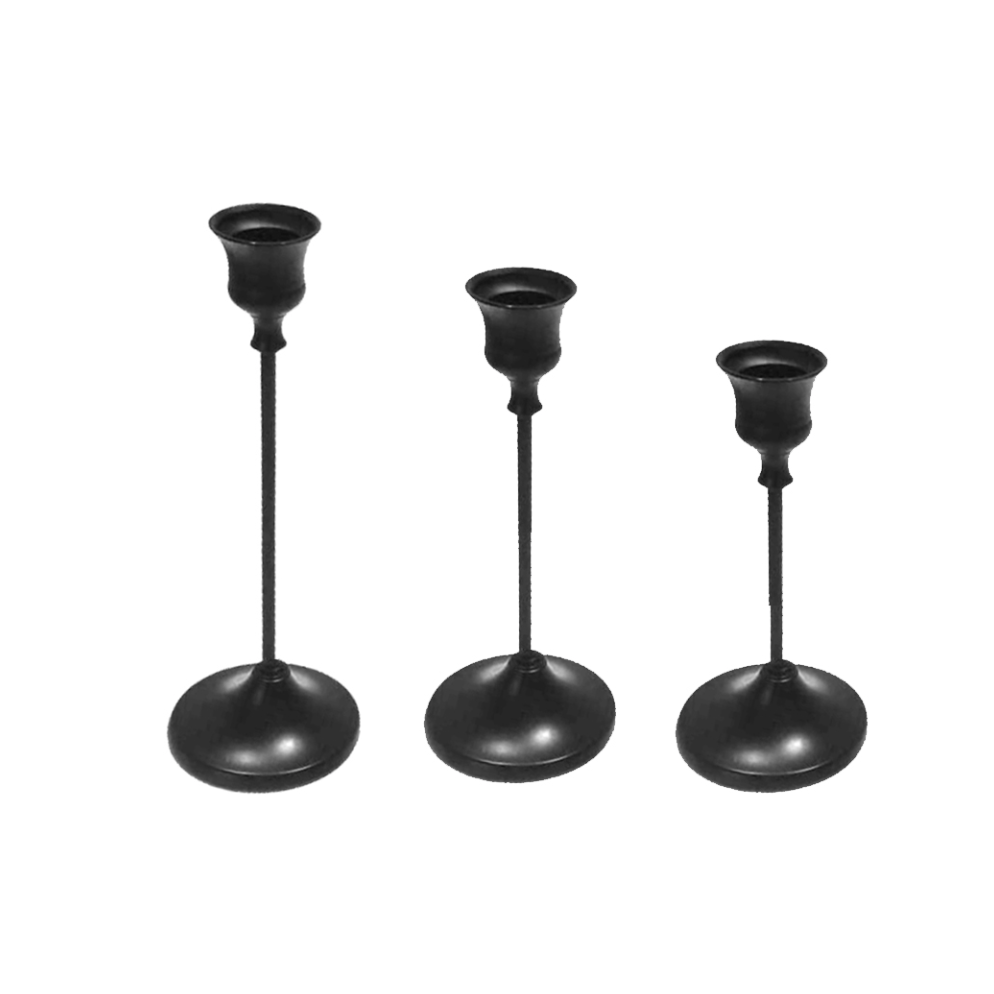 3pcs Nordic Style Candlestick Candle Holders Dinner Decoration for