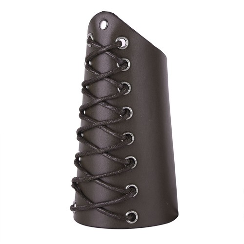 Pulsera con guantelete de cuero sintético para hombres brazaletes medievales de tiro con arco protector de muñeca vikingo - Imagen 35 de 37