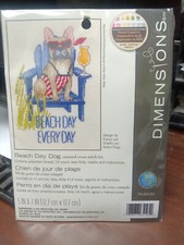 BEACH DAY EVERY DAY CROSS-STITCH KIT Dimensions,7065195  NEW