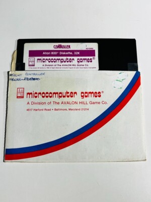 Controller Avalon Hill Atari 800 Microcomputer Spiele Diskette Vintage Gaming