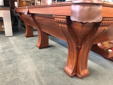 Brunswick  Pfister Ball Return Circa 1896 9' Pool Table - Restored 