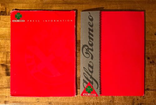 Alfa Romeo F1 Team | Press Kit | 1990 | Unser & Guerrero | Factory Original