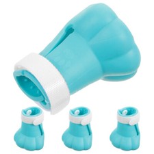 4pcs Pet Grooming Boots Anti Scratching Covers Cat Claw Caps for Cats