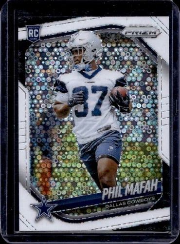 2025 Panini Prizm Phil Mafah RC White Disco Rookie #378 Cowboys