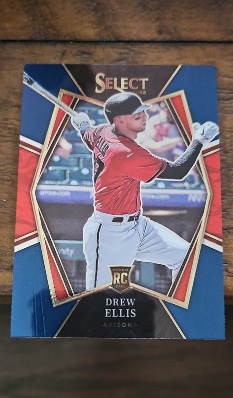 2022 Panini Select - Premier Level Drew Ellis #113 Blue Prizm (RC)