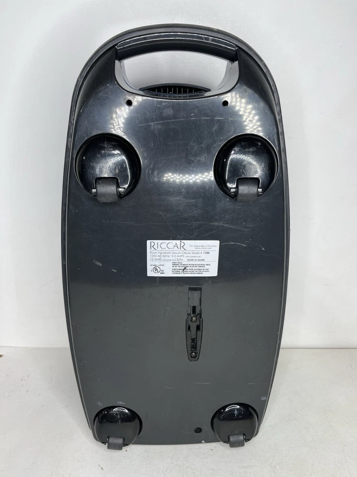 Aspiradora de bote Riccar Blue 1700 unidad principal solo limpia funciona Foto 3 de 4