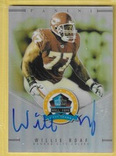 2019 Panini HOF 50th Anniversary Willie Roaf Chiefs HOF Auto 26/50